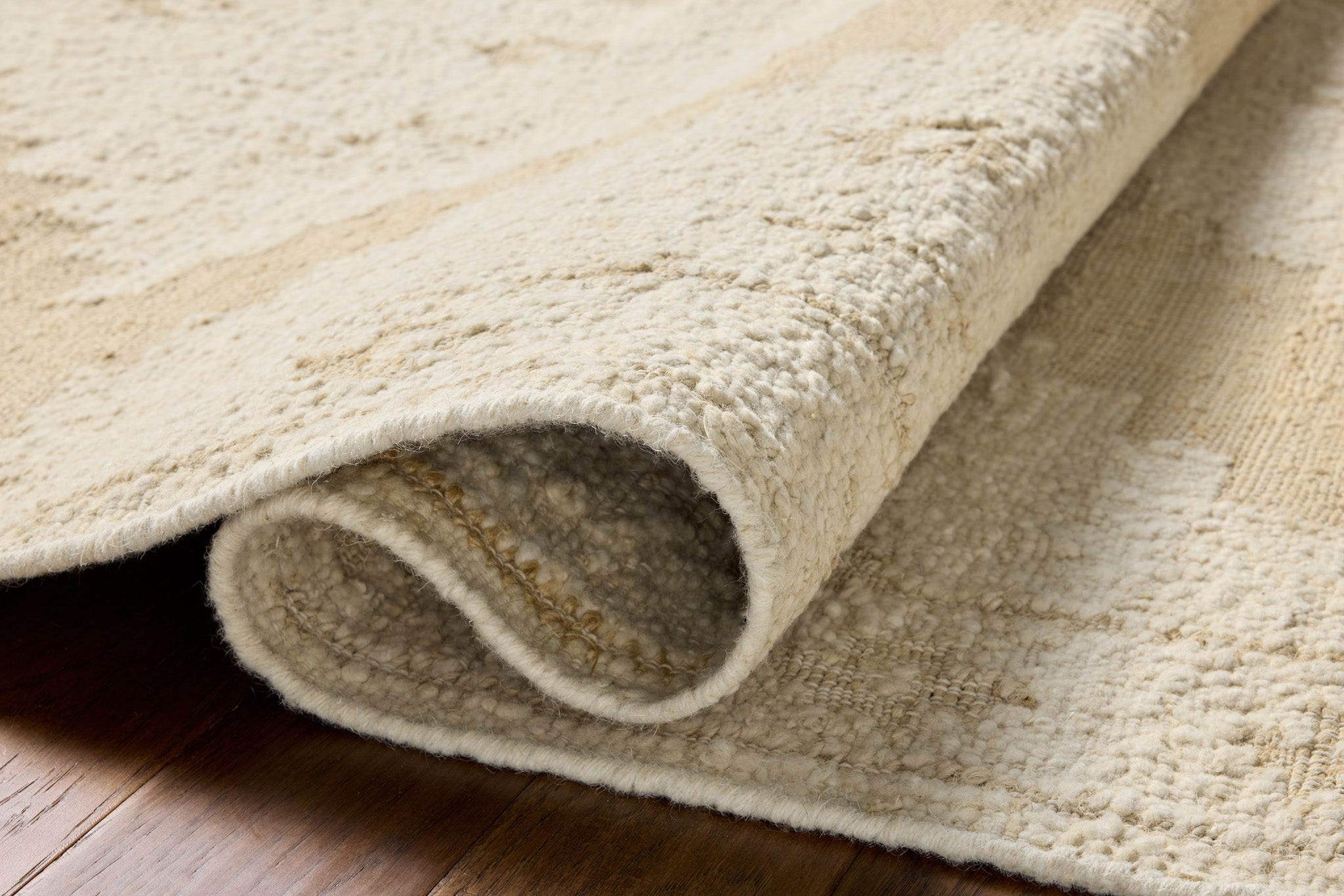 Loloi Alara Ivory / Natural Rug White Cliff Studio Area Rugs