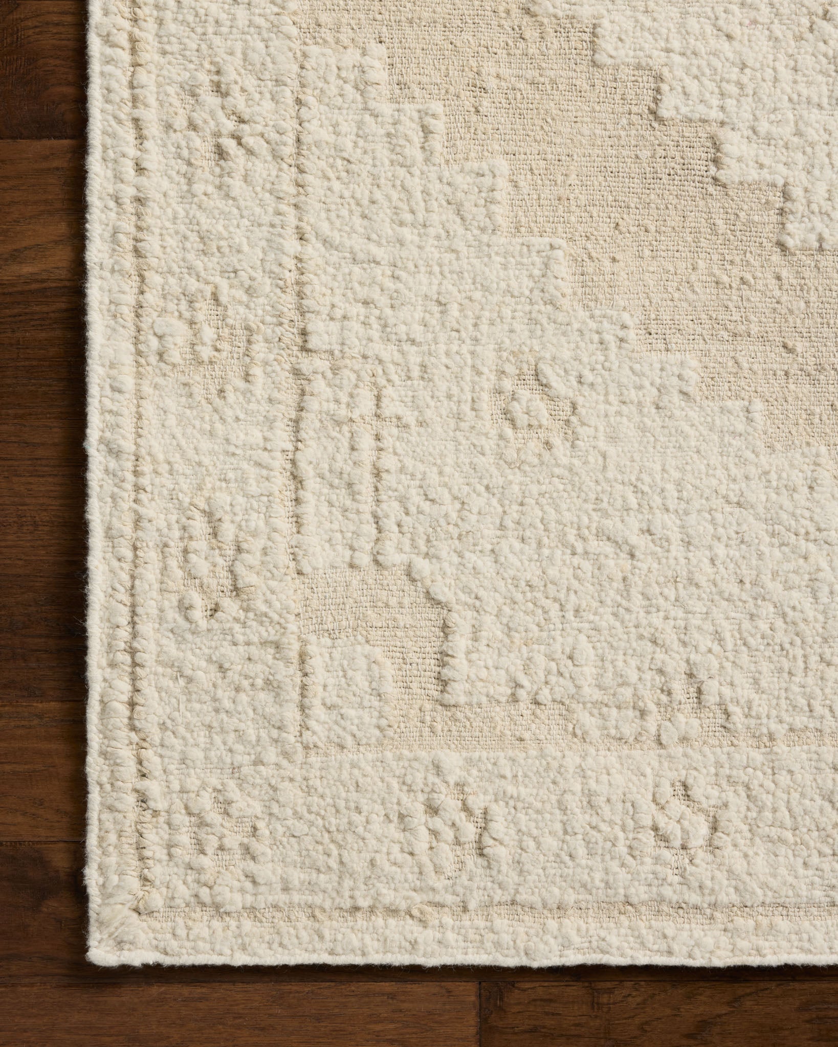 Loloi Alara Ivory / Natural Rug White Cliff Studio Area Rugs