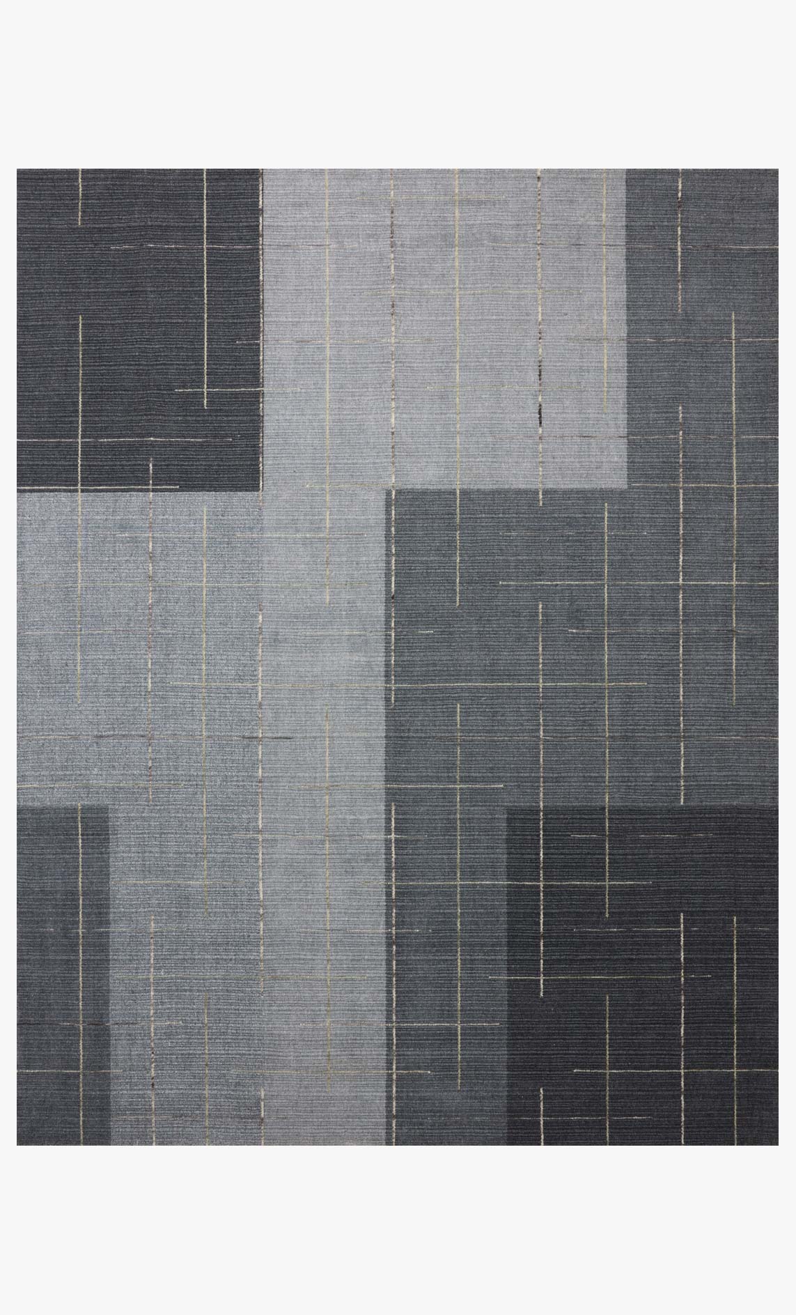 Loloi Alistair Slate / Natural Rug White Cliff Studio Area Rugs