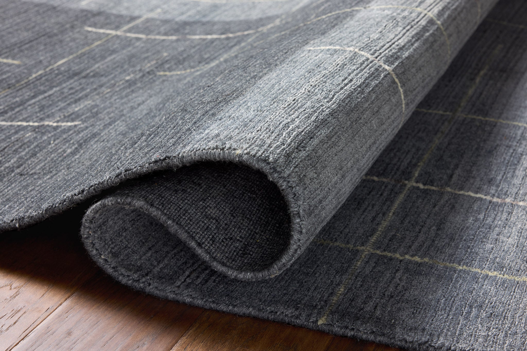 Loloi Alistair Slate / Natural Rug White Cliff Studio Area Rugs
