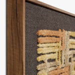 Loloi Perpindicular Gold / Orange Wall Art White Cliff Studio Textile Art