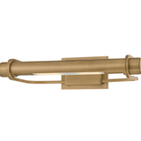Troy Lighting Caspian Picture Light in Patina Brass - Detail Close-Up