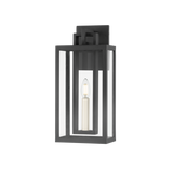 Troy Lighting Amire Wall Sconce in Textured Black - Detail Close-Up