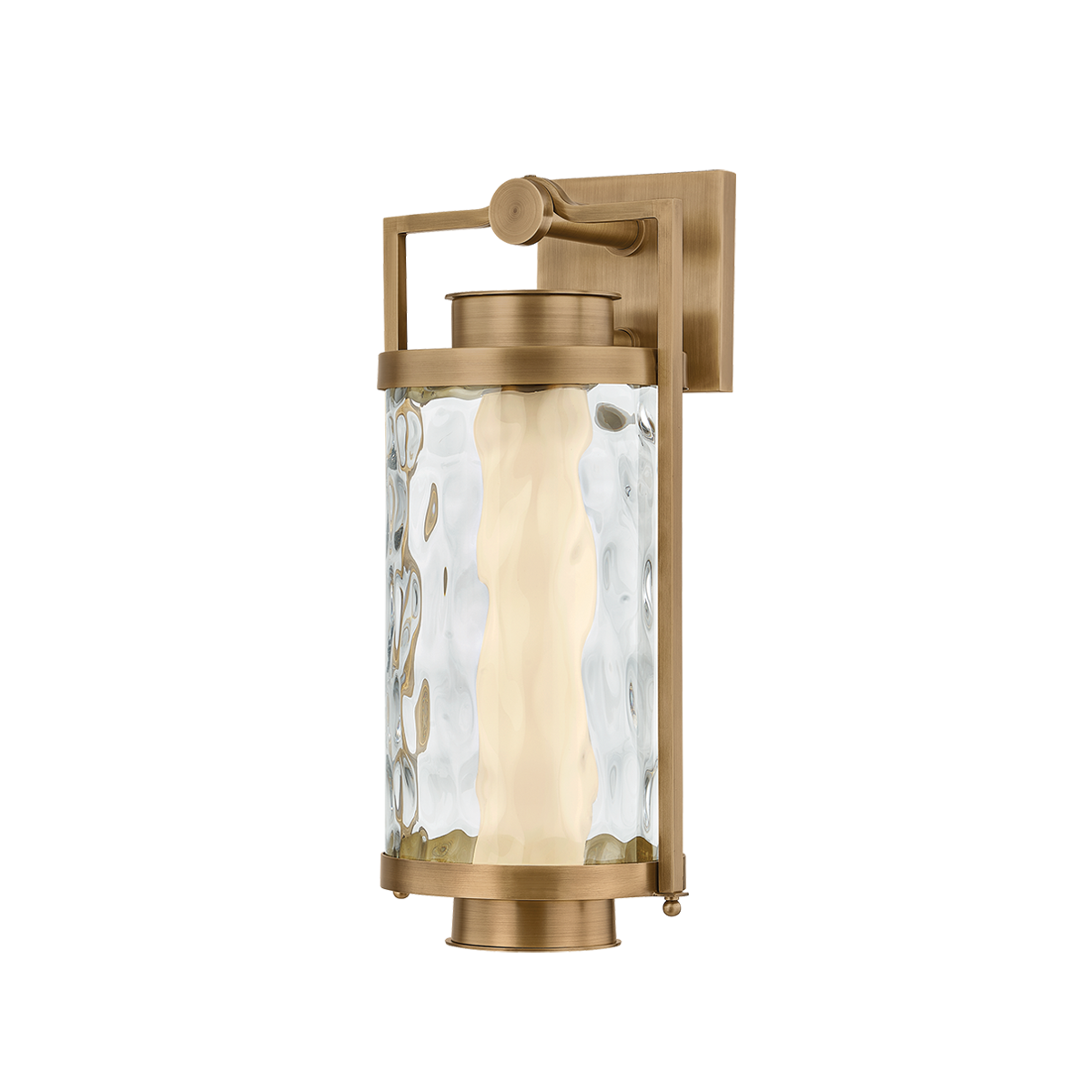 Troy Lighting Haddock Wall Sconce in Patina Brass - Detail Close-Up