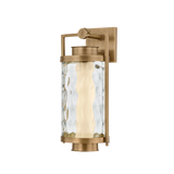 Troy Lighting Haddock Wall Sconce in Patina Brass - Detail Close-Up