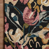 Loloi Belladonna Black / Berry Rug White Cliff Studio Area Rugs