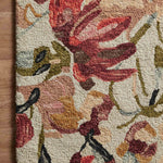 Loloi Belladonna Ivory / Raspberry Rug White Cliff Studio Area Rugs