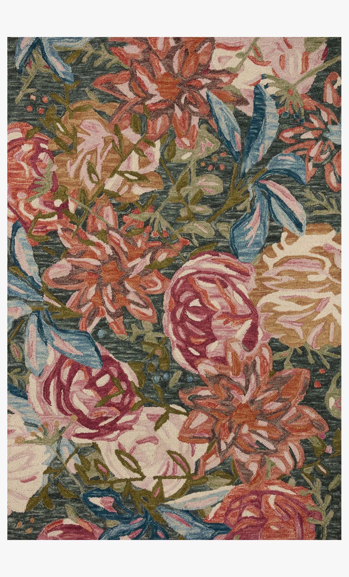 Loloi Belladonna Lagoon / Multi Rug White Cliff Studio Area Rugs