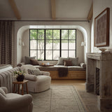 Amber Lewis x Loloi Bowie Fog / Grey Rug White Cliff Studio Area Rugs