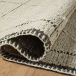 Amber Lewis x Loloi Bowie Ivory / Mocha Rug White Cliff Studio Area Rugs