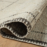 Amber Lewis x Loloi Bowie Ivory / Mocha Rug White Cliff Studio Area Rugs