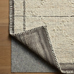 Amber Lewis x Loloi Bowie Ivory / Mocha Rug White Cliff Studio Area Rugs