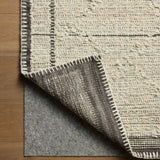 Amber Lewis x Loloi Bowie Ivory / Mocha Rug White Cliff Studio Area Rugs