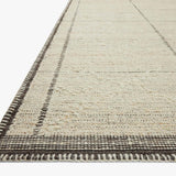 Amber Lewis x Loloi Bowie Ivory / Mocha Rug White Cliff Studio Area Rugs