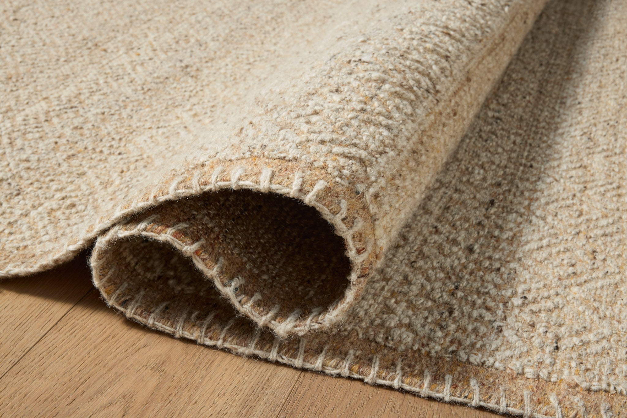 Amber Lewis x Loloi Bowie Pebble / Clay Rug White Cliff Studio Area Rugs