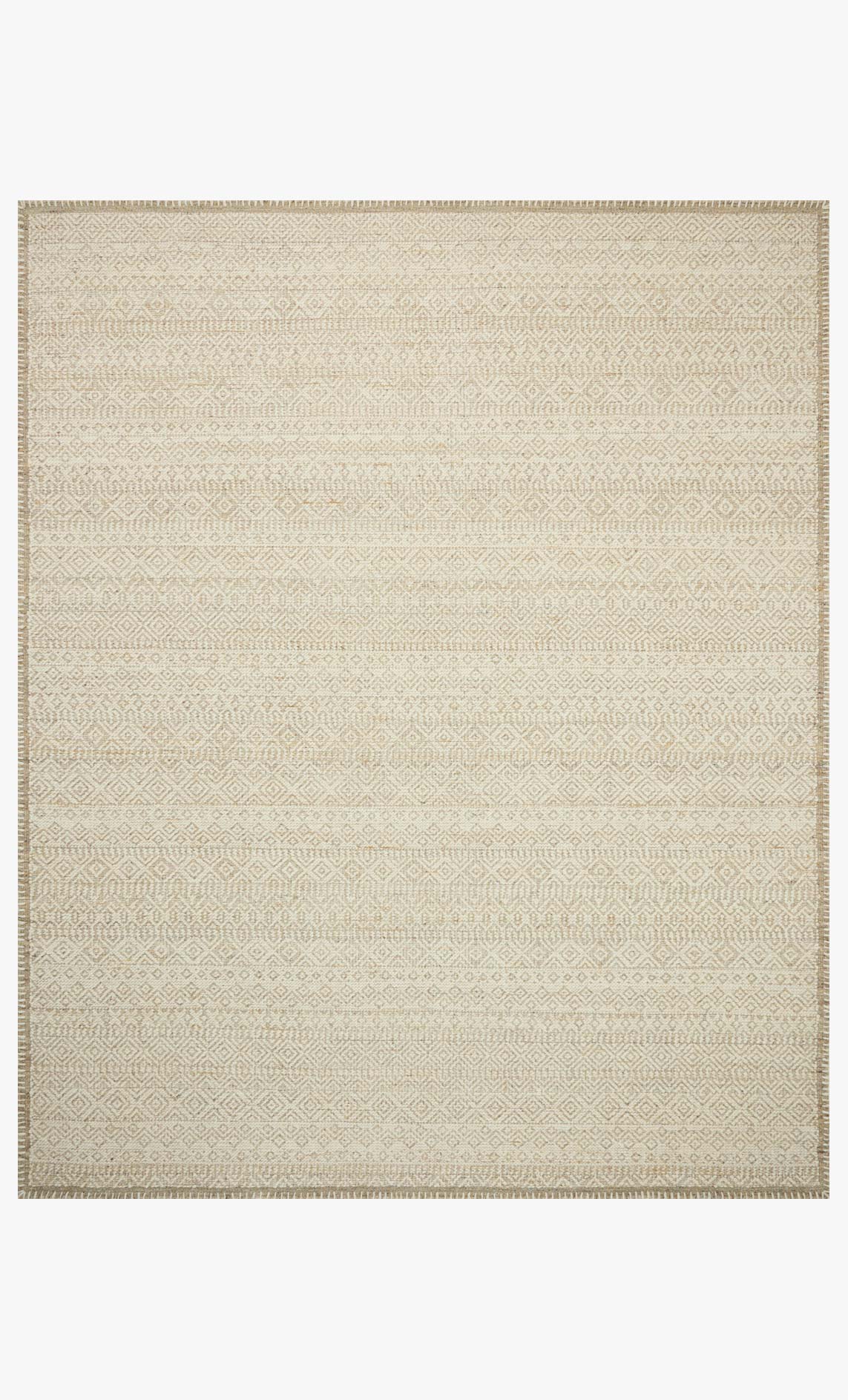 Amber Lewis x Loloi Bowie Ivory / Taupe Rug White Cliff Studio Area Rugs