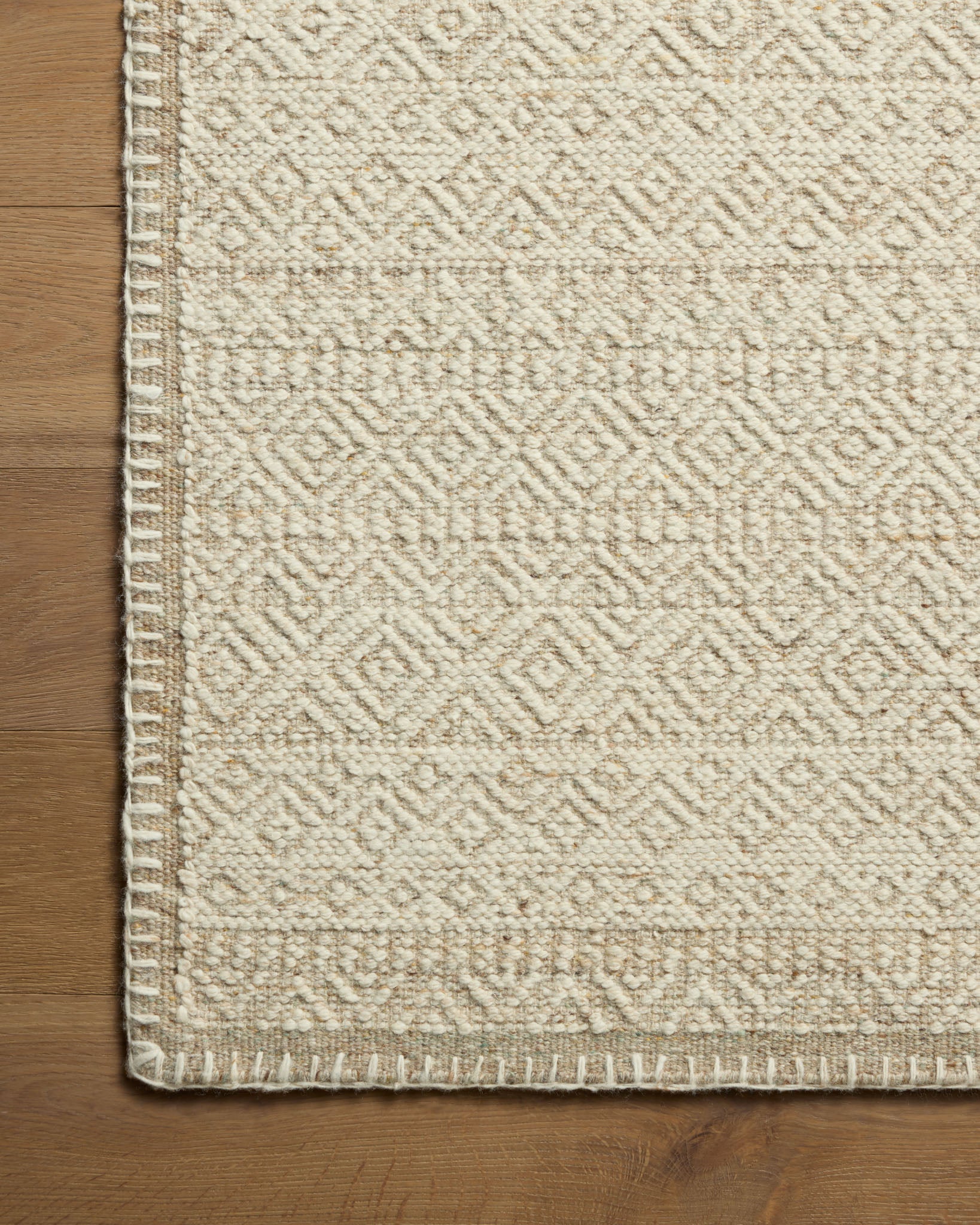 Amber Lewis x Loloi Bowie Ivory / Taupe Rug White Cliff Studio Area Rugs