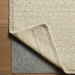 Amber Lewis x Loloi Bowie Ivory / Taupe Rug White Cliff Studio Area Rugs