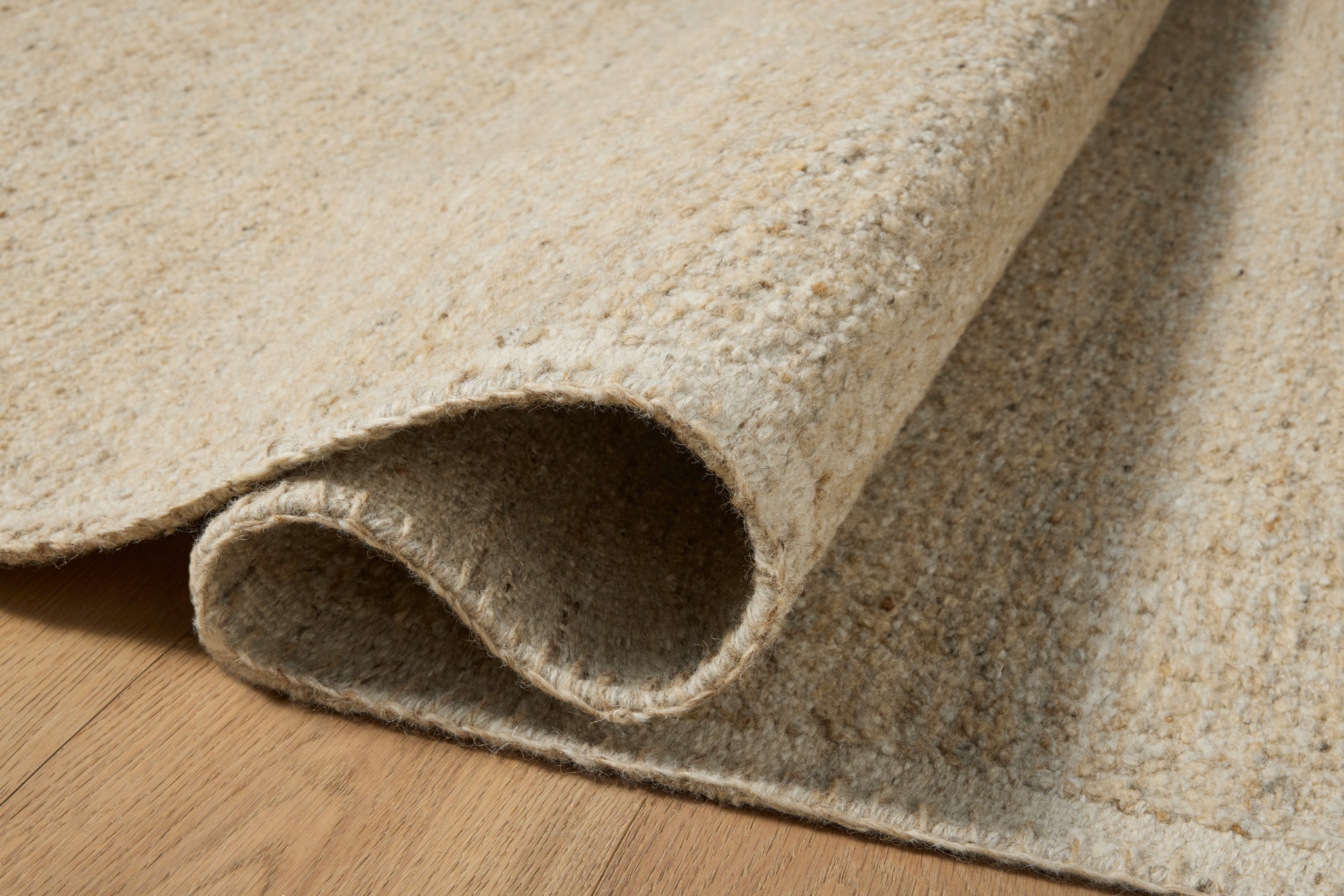 Amber Lewis x Loloi Bowie Natural / Oatmeal Rug White Cliff Studio Area Rugs