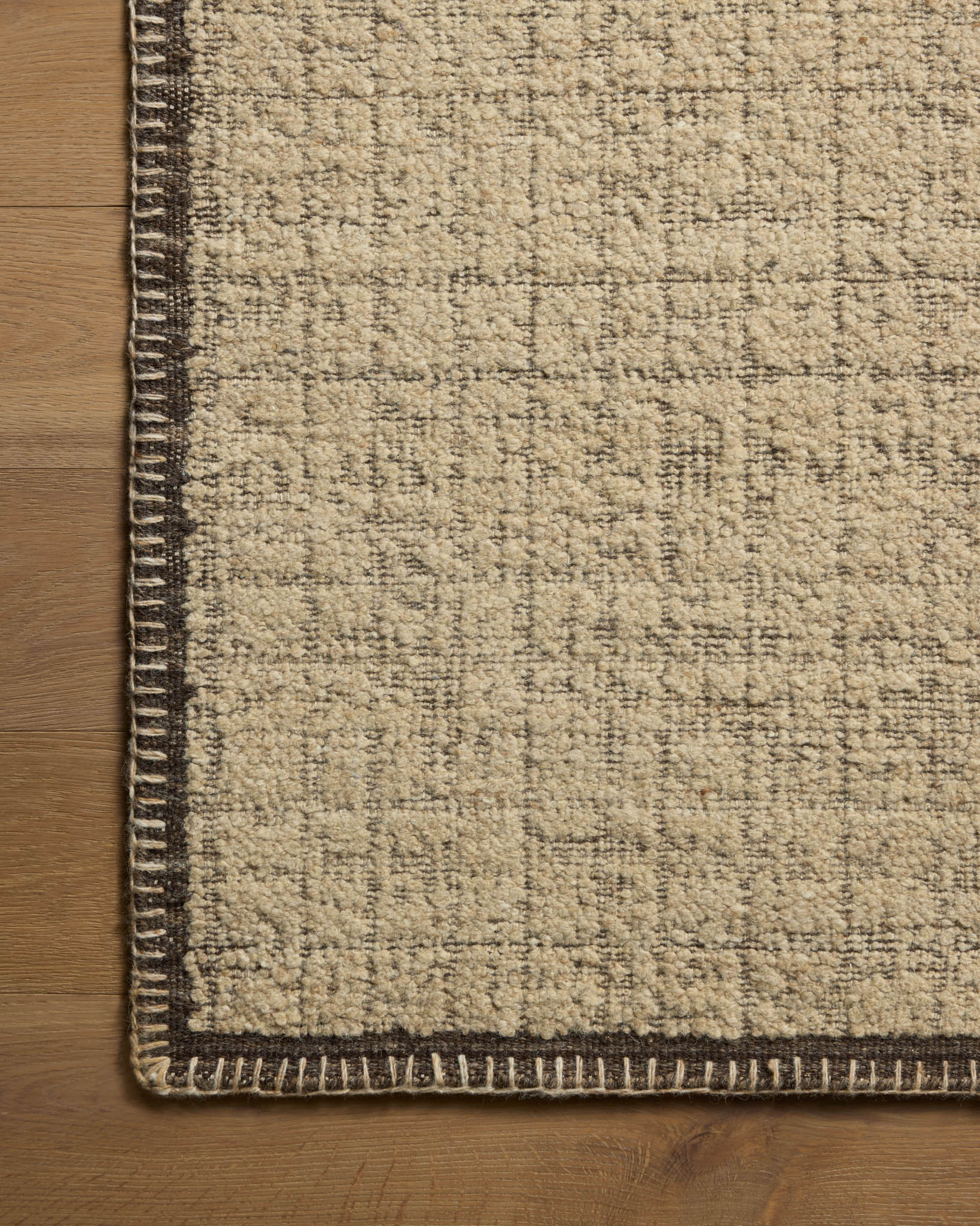 Amber Lewis x Loloi Bowie Sand / Coffee Rug White Cliff Studio Area Rugs