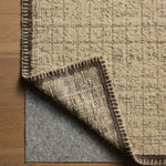 Amber Lewis x Loloi Bowie Sand / Coffee Rug White Cliff Studio Area Rugs