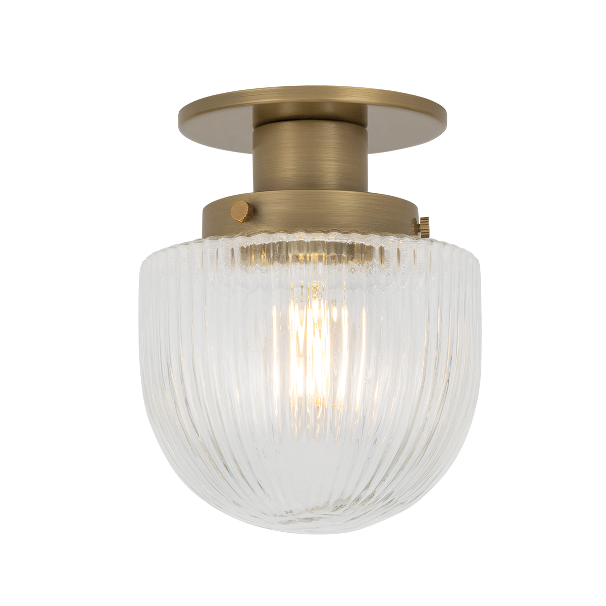 Troy Lighting Jar Flush Mount in Patina Brass - Additional View