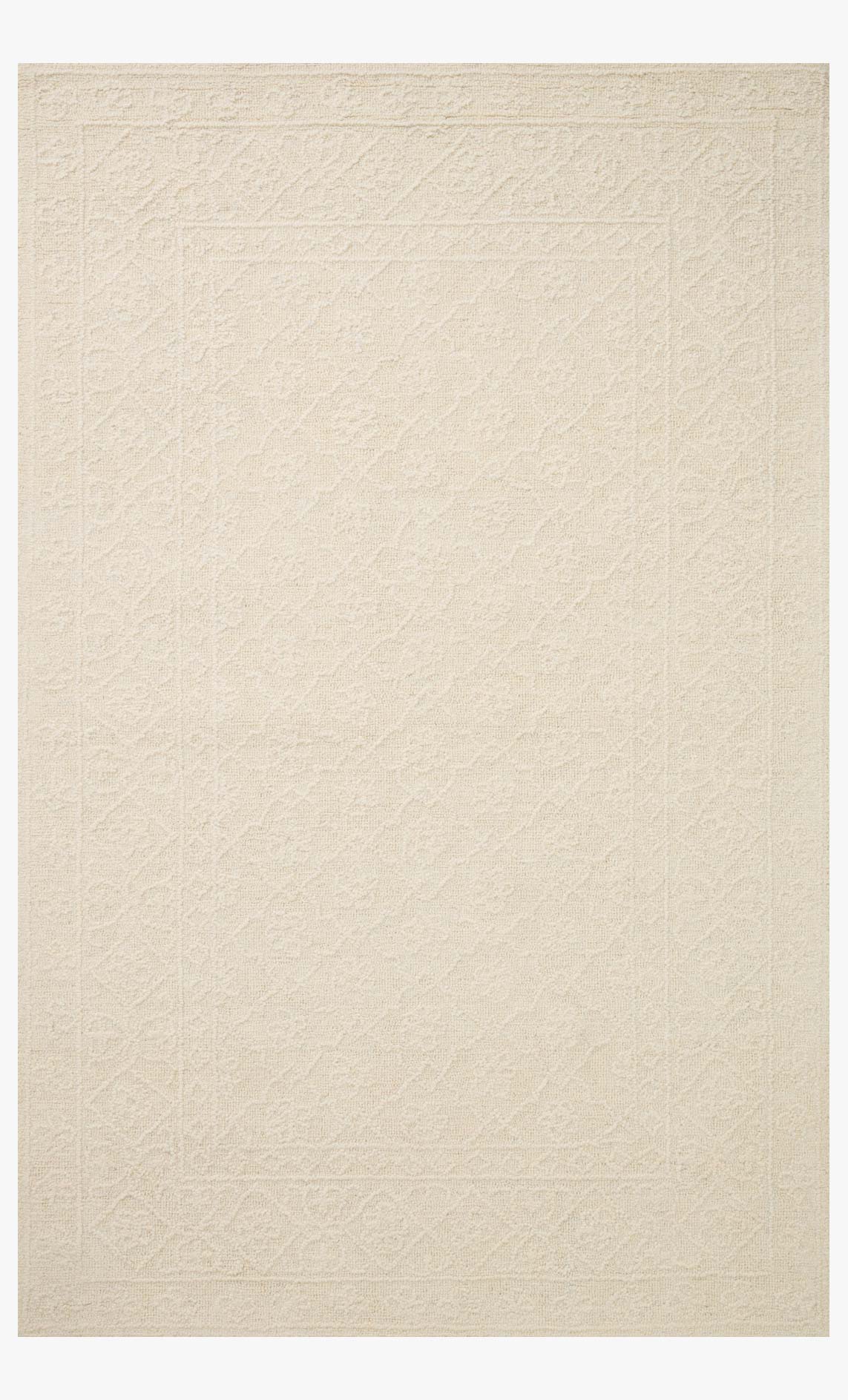 Loloi Cecelia Ivory Rug White Cliff Studio Area Rugs