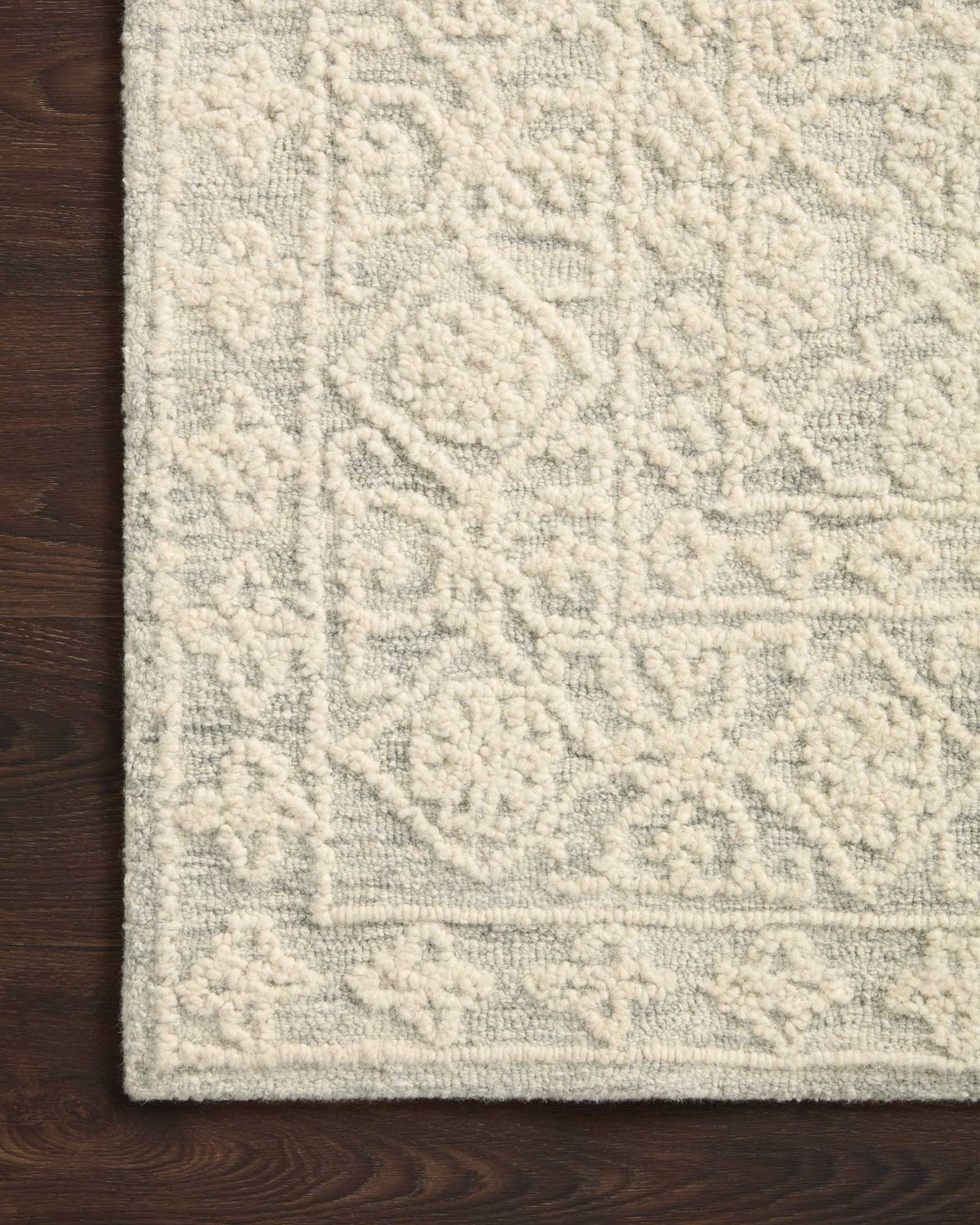 Loloi Cecelia Mist / Ivory Rug White Cliff Studio Area Rugs