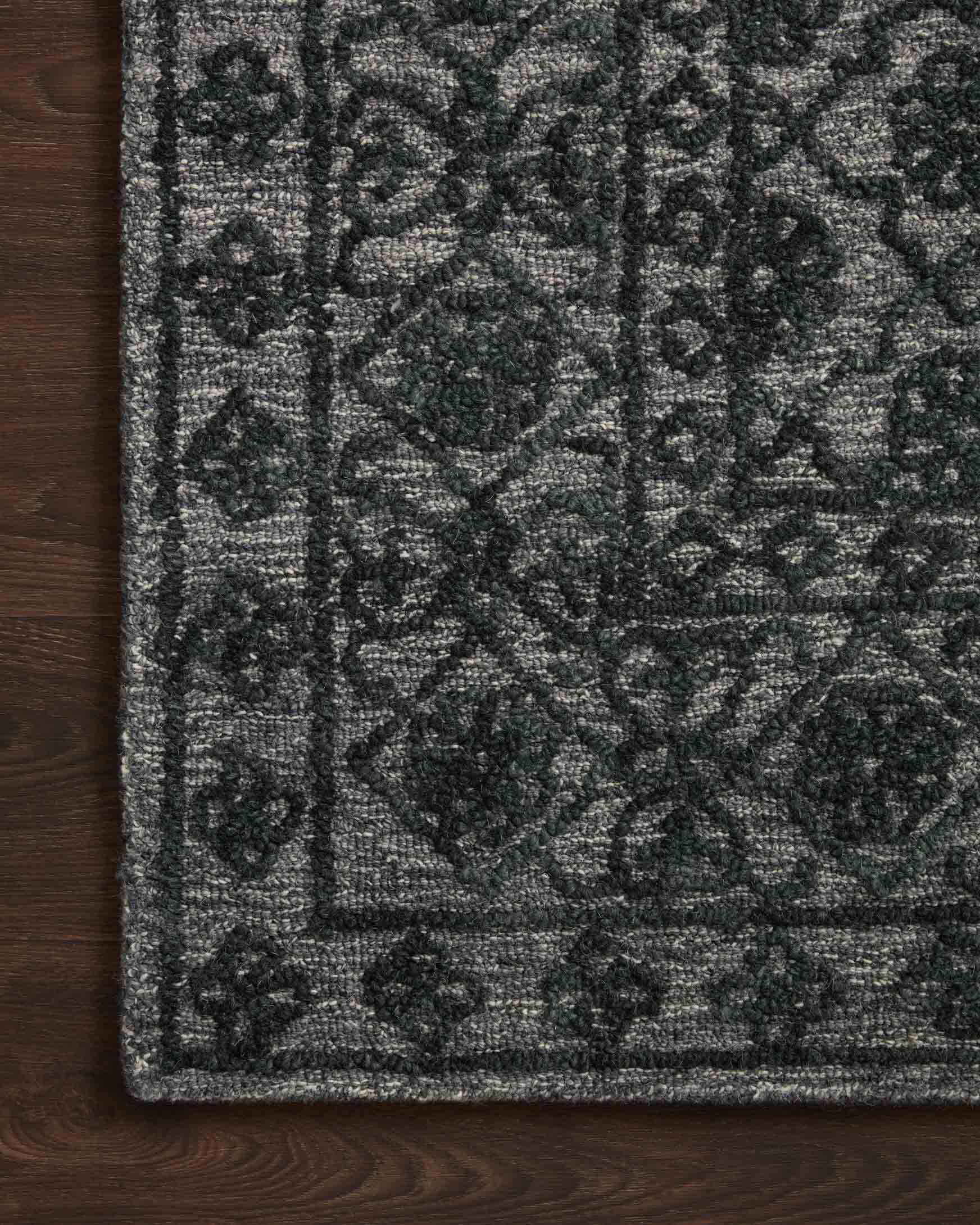 Loloi Cecelia Smoke / Dk. Grey Rug White Cliff Studio Area Rugs
