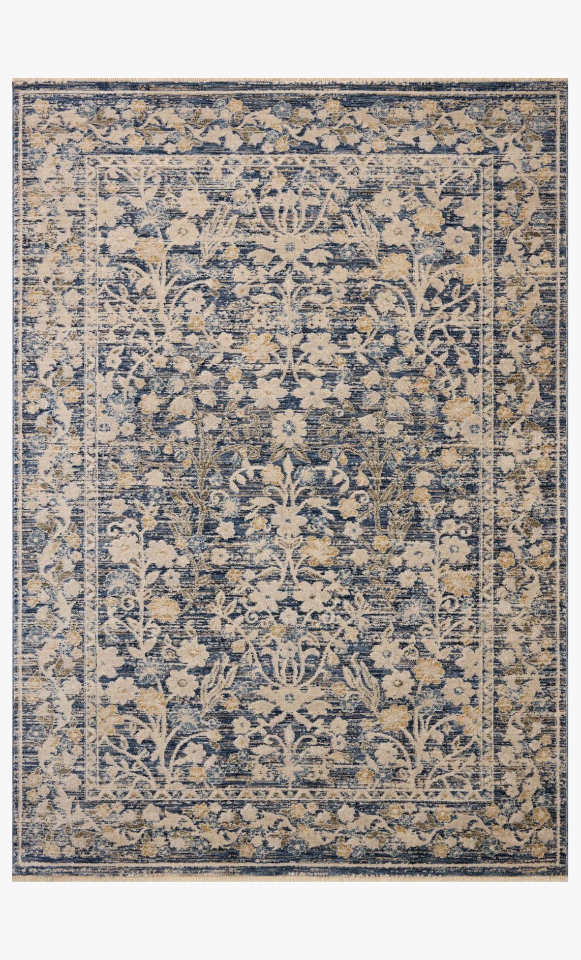 Loloi II Clarisse Blue / Beige Rug White Cliff Studio Area Rugs