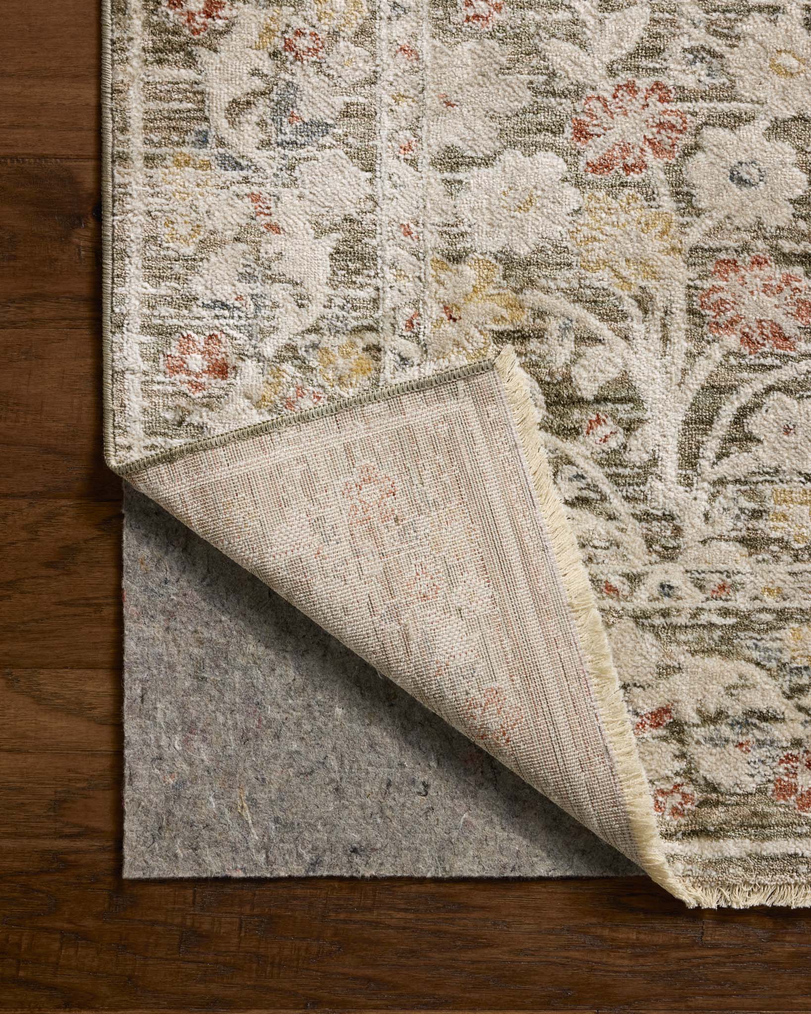 Loloi II Clarisse Olive / Multi Rug White Cliff Studio Area Rugs