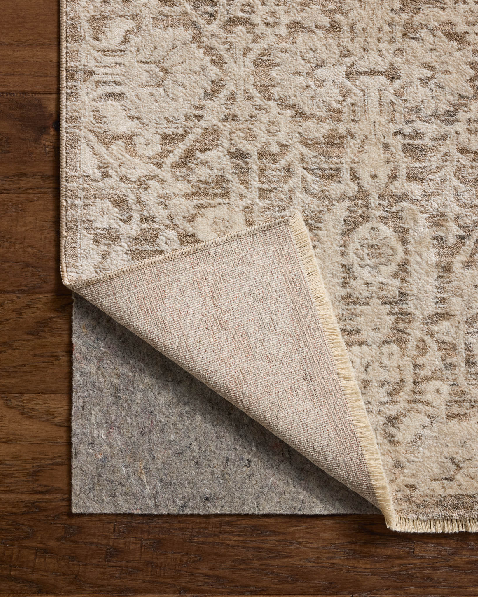Loloi II Clarisse Fog / Bone Rug White Cliff Studio Area Rugs