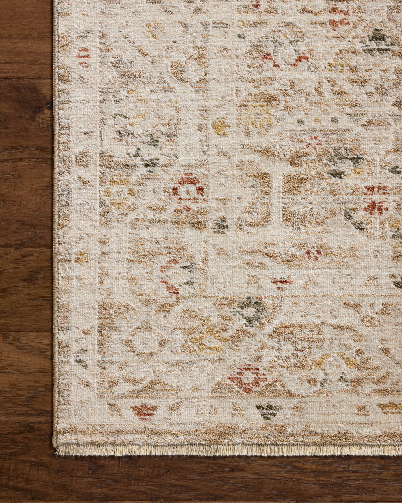 Loloi II Clarisse Natural / Multi Rug White Cliff Studio Area Rugs