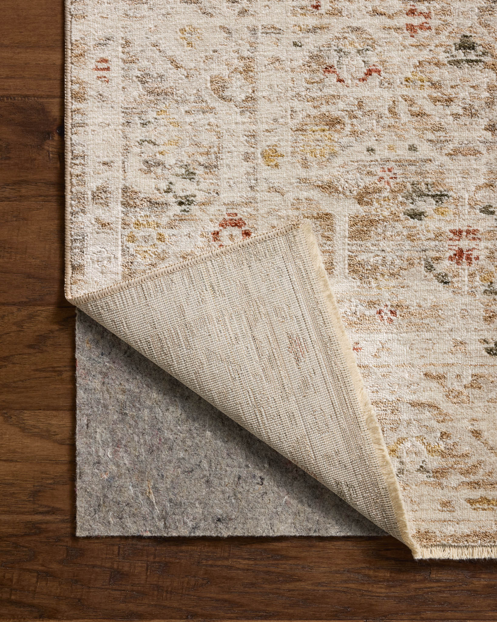 Loloi II Clarisse Natural / Multi Rug White Cliff Studio Area Rugs