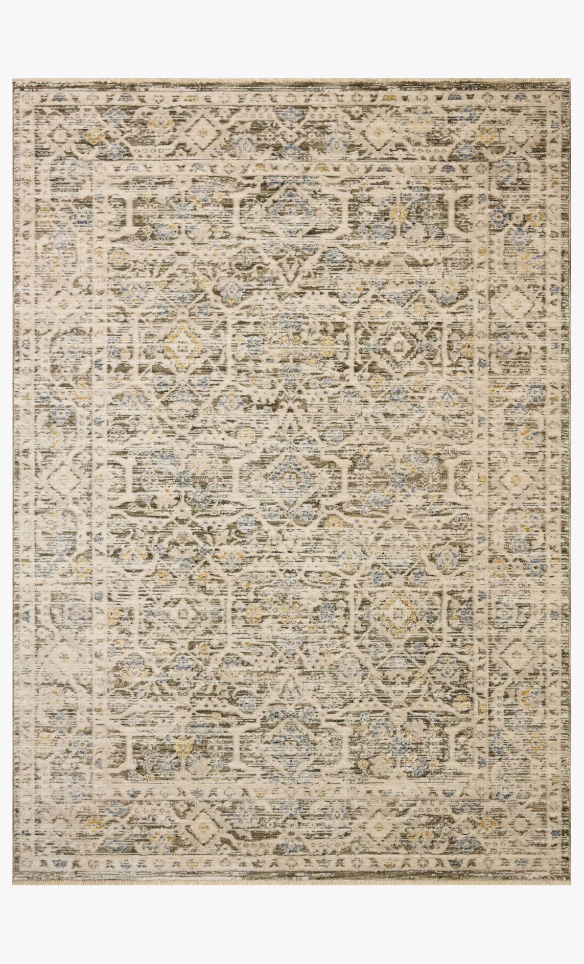 Loloi II Clarisse Olive / Ivory Rug White Cliff Studio Area Rugs