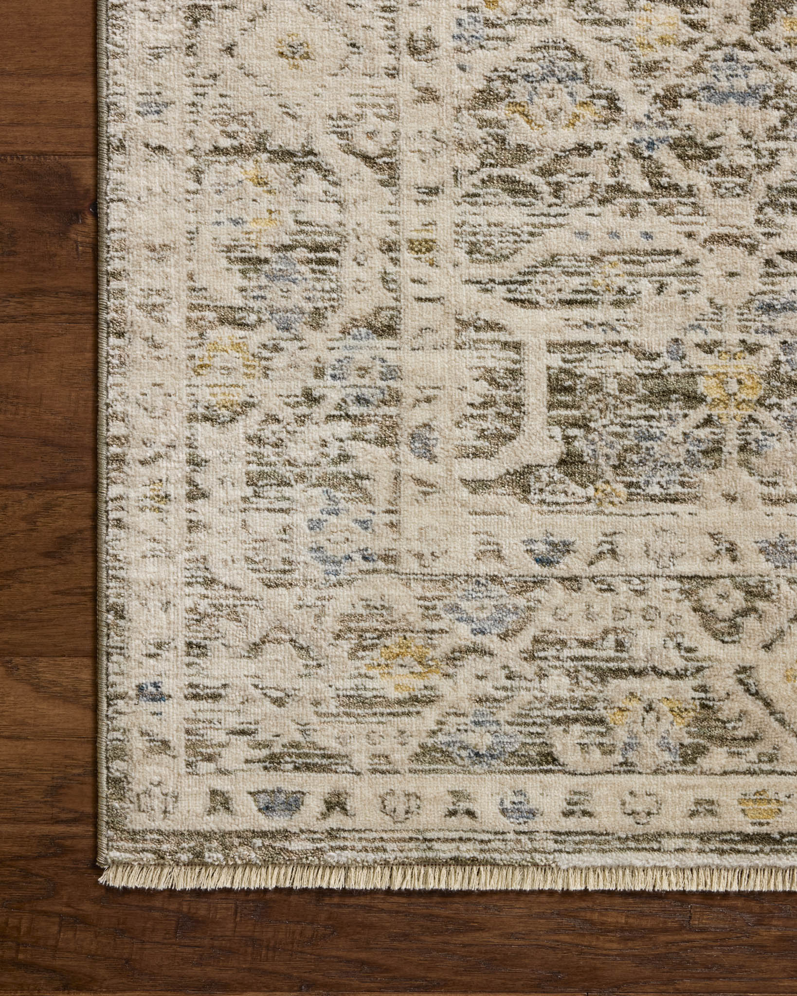 Loloi II Clarisse Olive / Ivory Rug White Cliff Studio Area Rugs