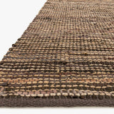 Loloi Edge Brown Rug White Cliff Studio Area Rugs