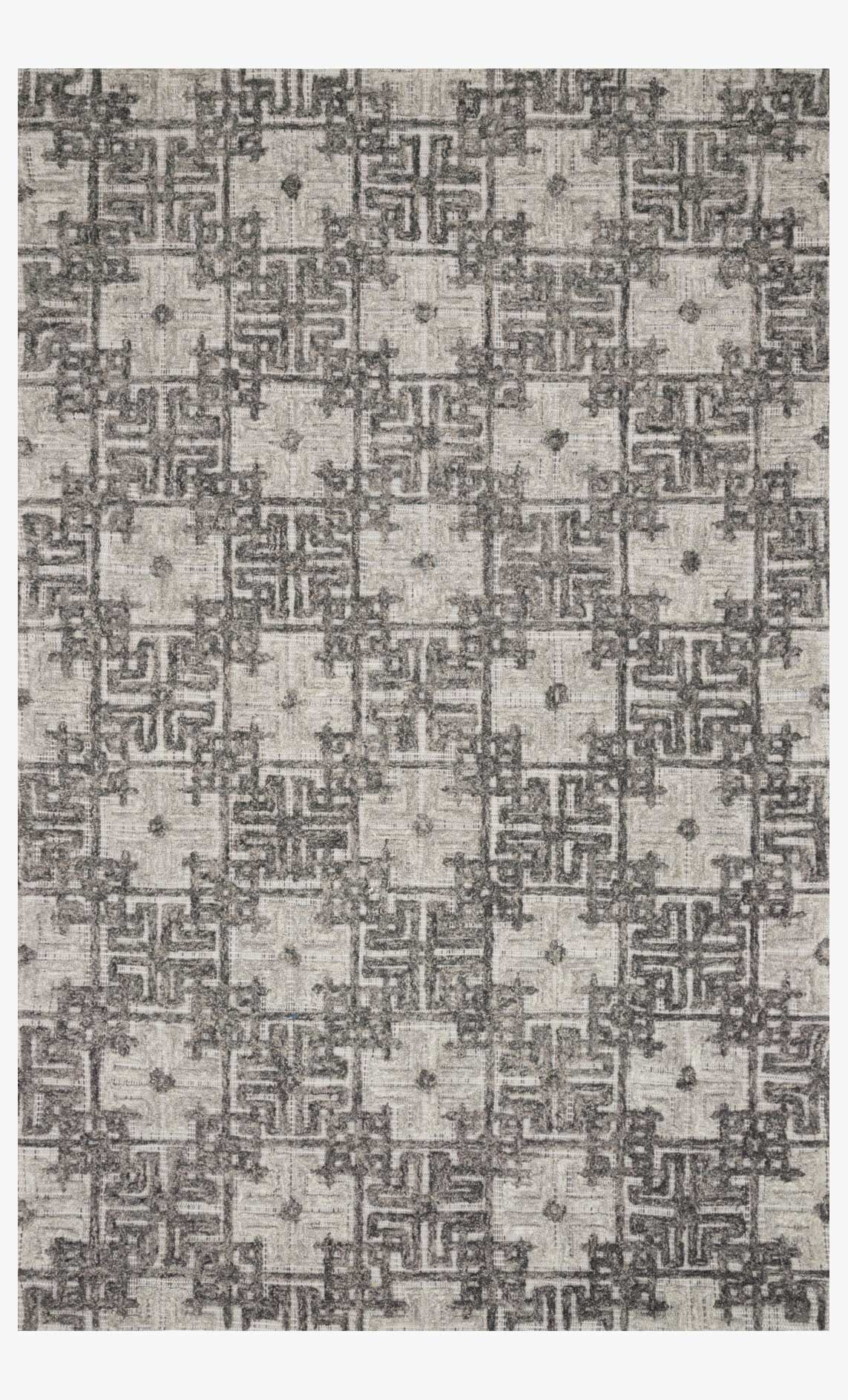 Loloi Ehren Charcoal / Fog Rug White Cliff Studio Area Rugs