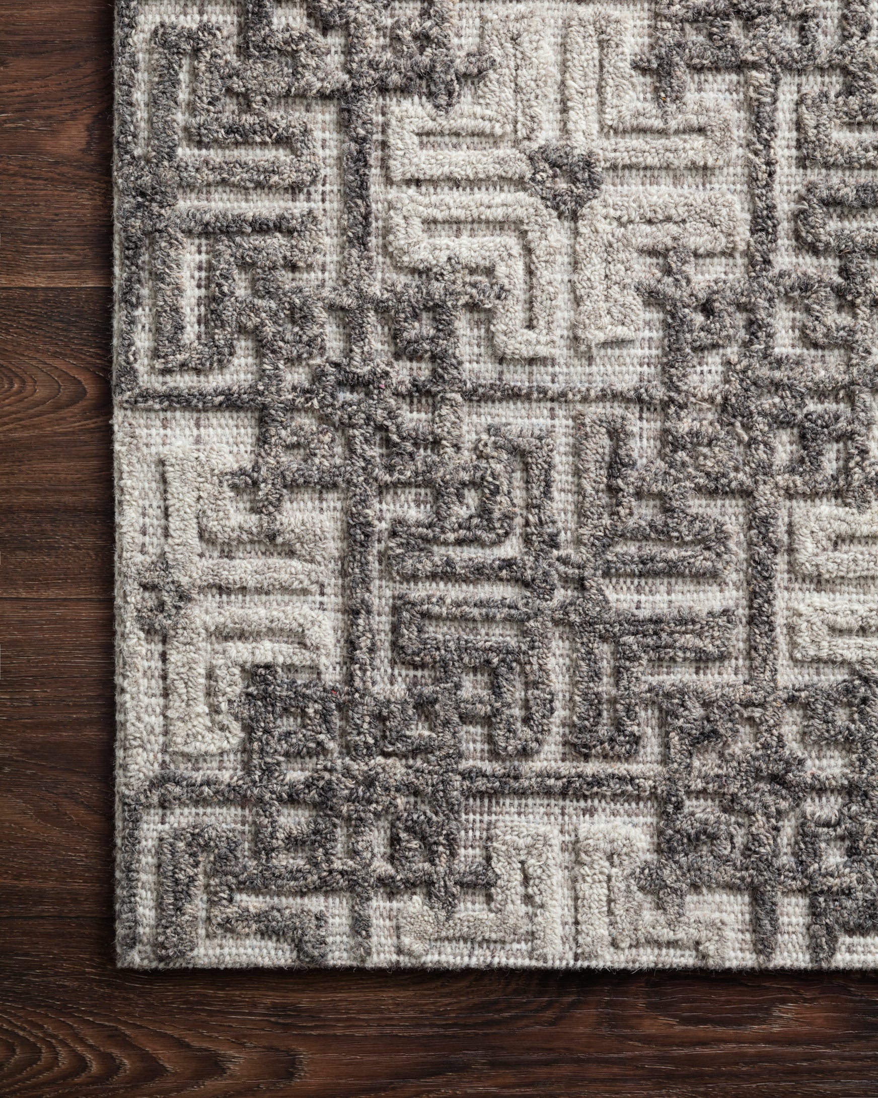 Loloi Ehren Charcoal / Fog Rug White Cliff Studio Area Rugs