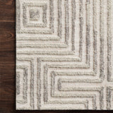 Loloi Ehren Grey / Silver Rug White Cliff Studio Area Rugs