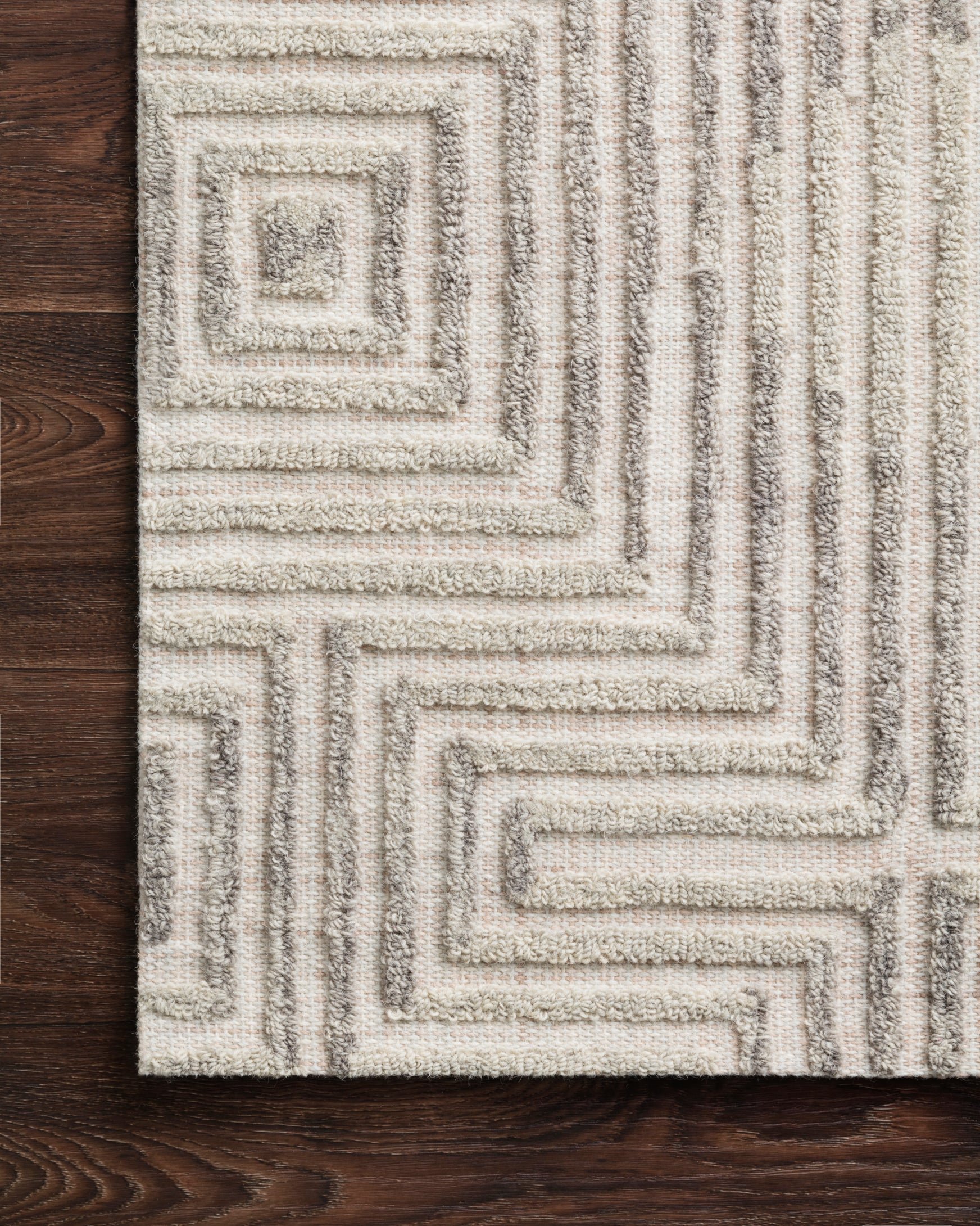 Loloi Ehren Grey / Silver Rug White Cliff Studio Area Rugs