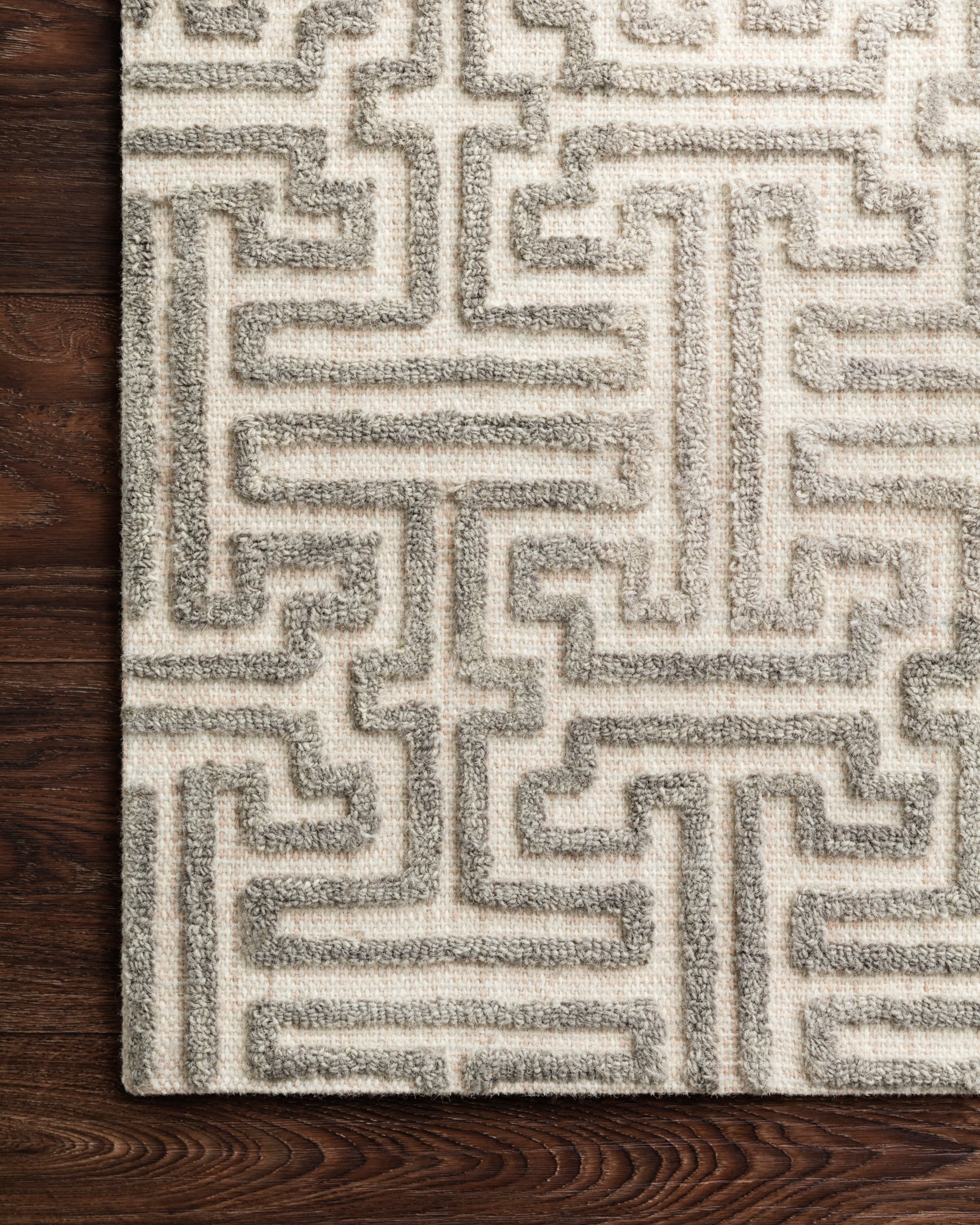 Loloi Ehren Stone / Sand Rug White Cliff Studio Area Rugs