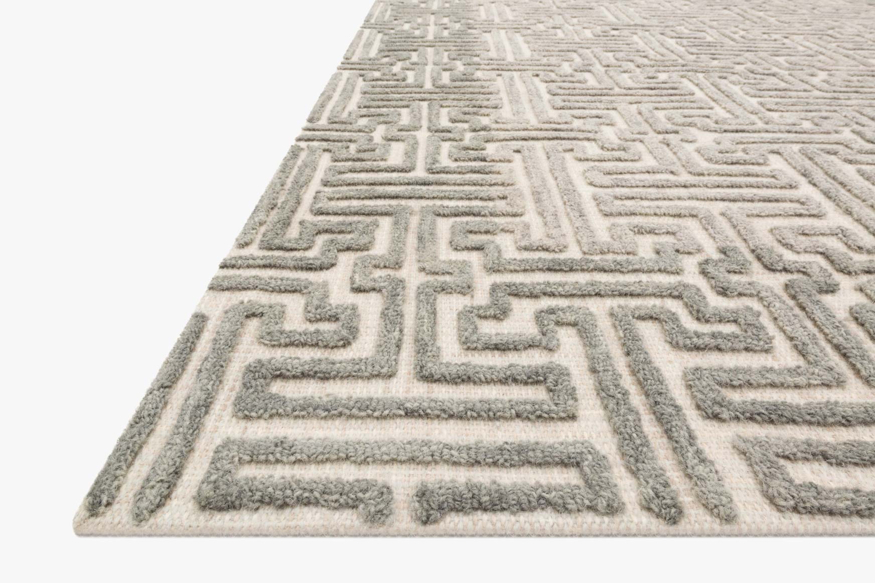 Loloi Ehren Stone / Sand Rug White Cliff Studio Area Rugs