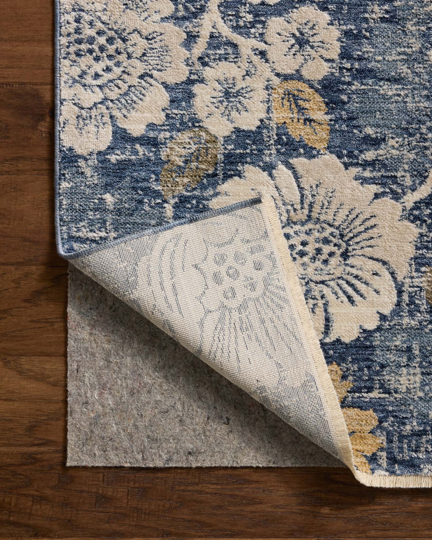Loloi II Eileen Denim / Natural Rug White Cliff Studio Area Rugs