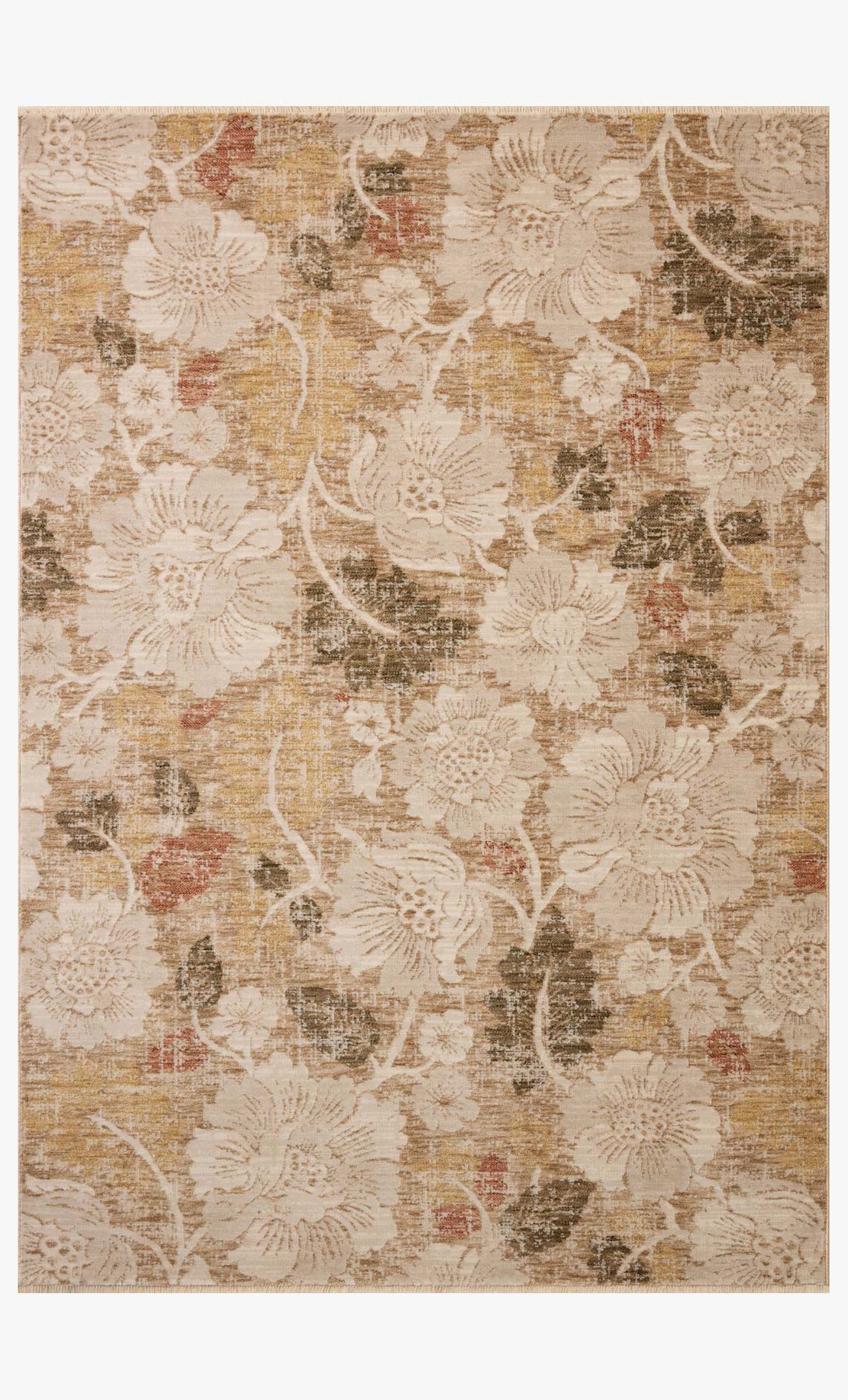 Loloi II Eileen Natural / Multi Rug White Cliff Studio Area Rugs