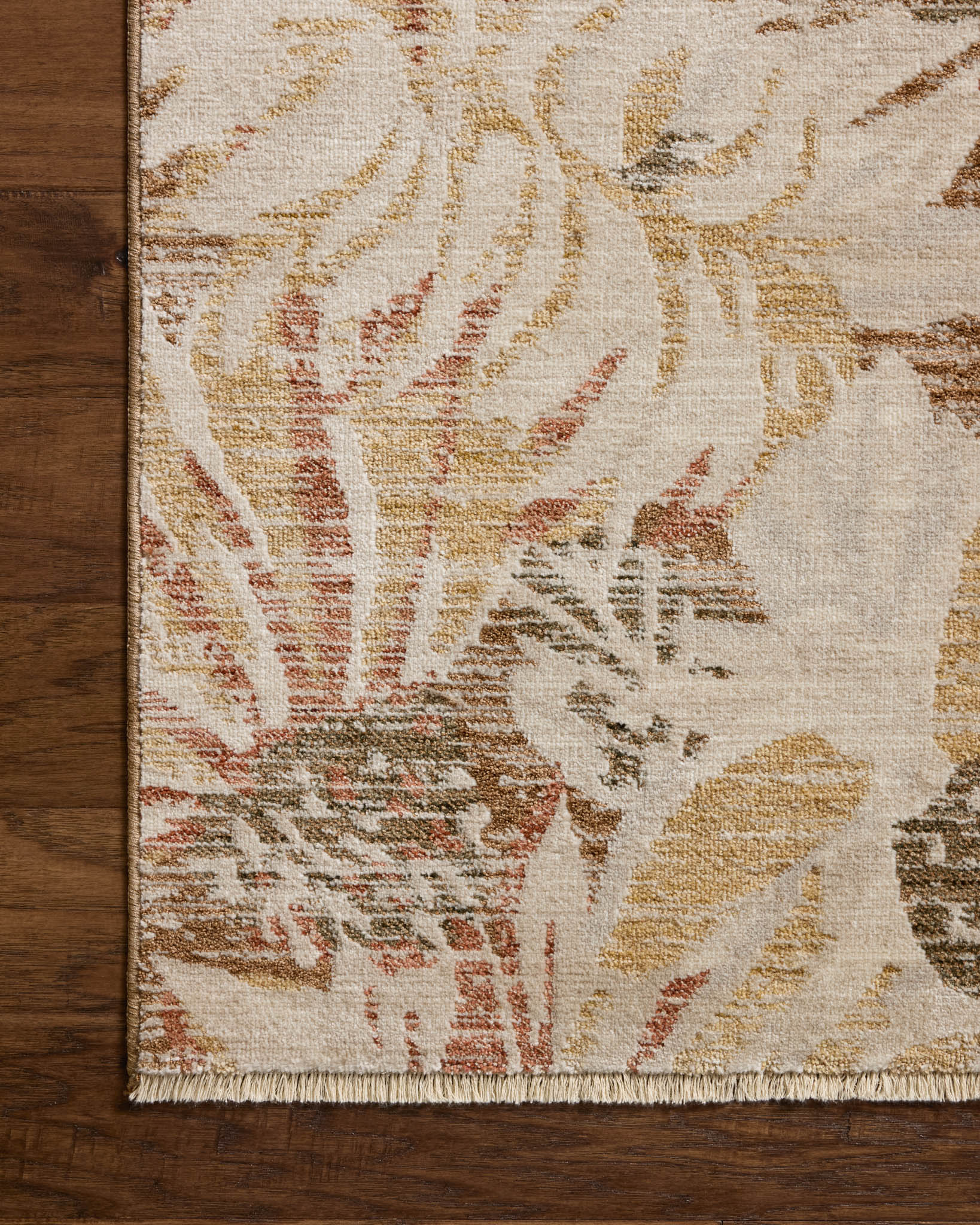 Loloi II Eileen Natural / Spice Rug White Cliff Studio Area Rugs