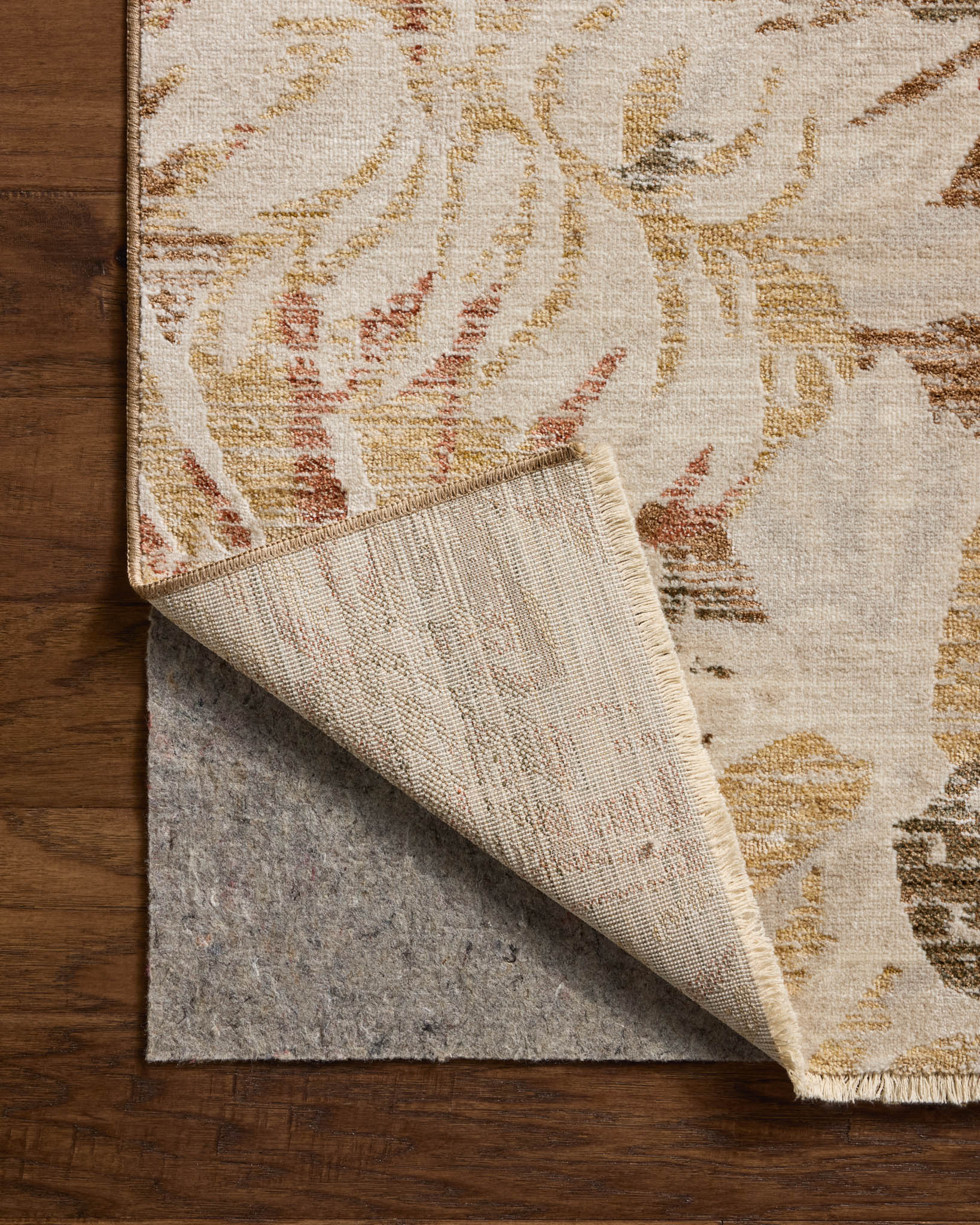 Loloi II Eileen Natural / Spice Rug White Cliff Studio Area Rugs