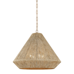 Troy Lighting Keats Pendant in Patina Brass - Detail Close-Up