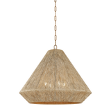 Troy Lighting Keats Pendant in Patina Brass - Detail Close-Up