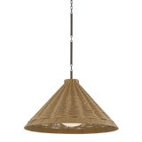 Troy Lighting Devlin Pendant in Bronze - Detail Close-Up